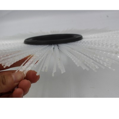 White Pp Bristle Good Quality Factory Sale Disc Street Cleaning Brush